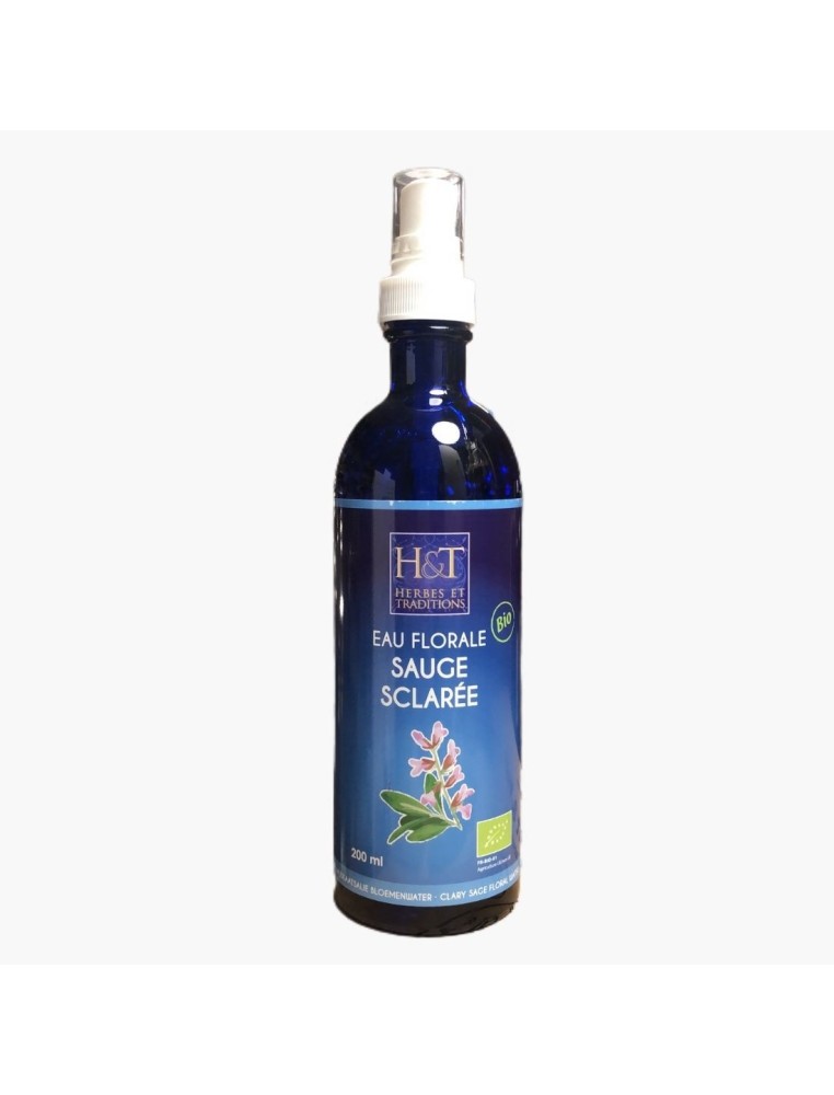 Eau florale de Sauge Sclarée BIO H&T 200mL