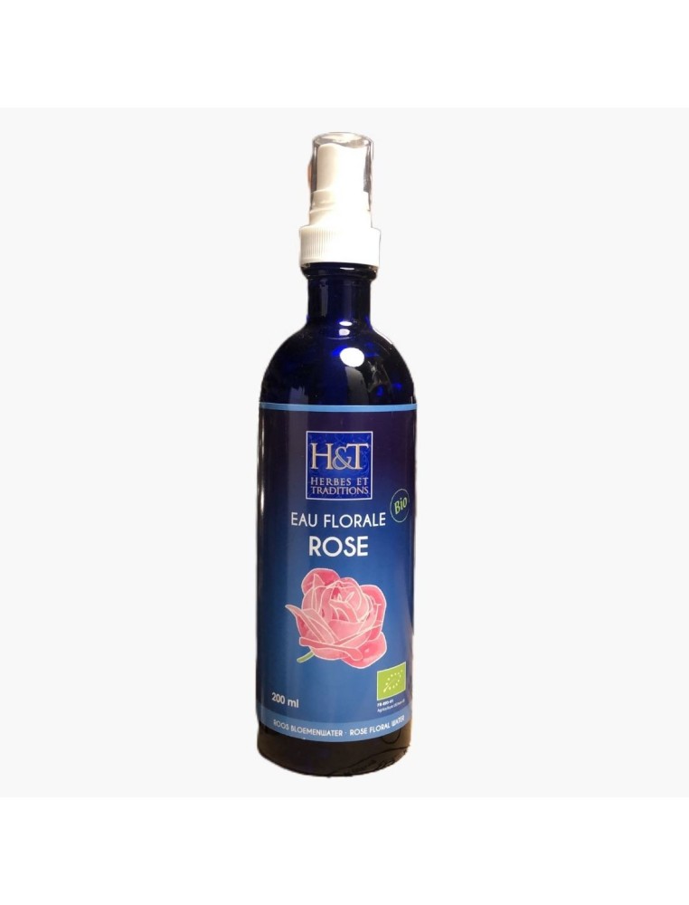 Eau florale de rose Bio H&T 200mL