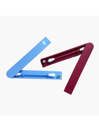 Coton tige réutilisable rose et bleu