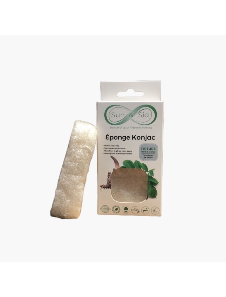Eponge de Konjac pour le corps