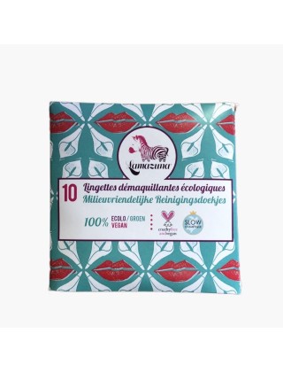 Lingettes démaquillantes écologiques x10 Lamazuna
