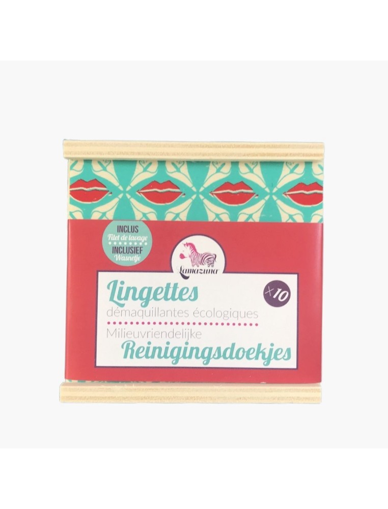 Coffret 10 lingettes démaquillantes Lamazuna