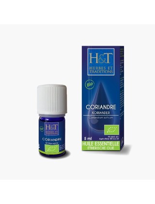Huile essentielle de coriandre plante BIO 5mL H&T