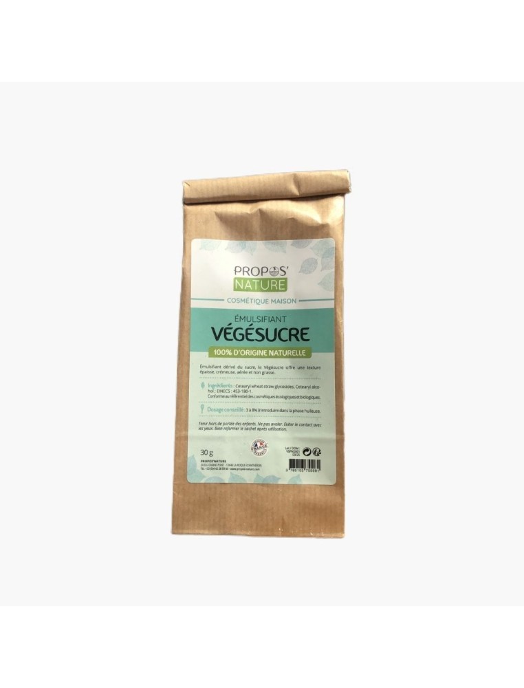 Emulsifiant végésucre 30g Propos'Nature