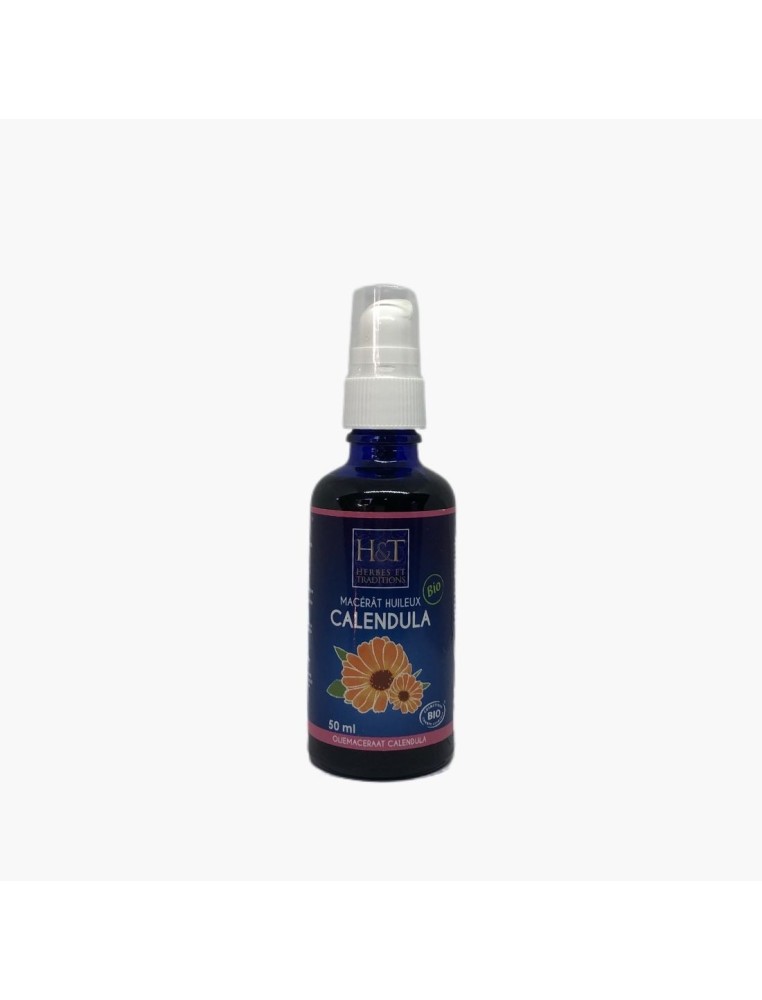 Macérât huileux de Calendula (soucis) - Herbes et Traditions
