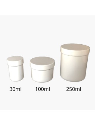 Comparatif des tailles des pots plastiques vissant