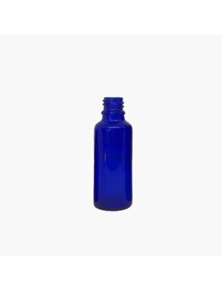 Flacon en verre bleu 30ml