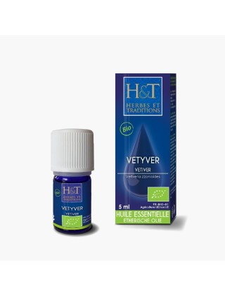 Huile essentielle de Vétiver 5ml H&T