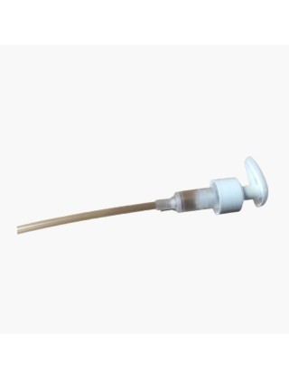 Pompe bec en plastique pour gel douche din24 3