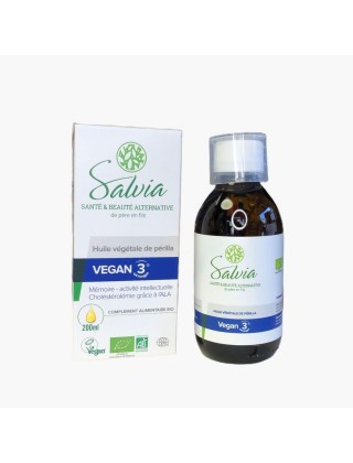 Huile végétale de Périlla Vegan Oméga 3  Salvia