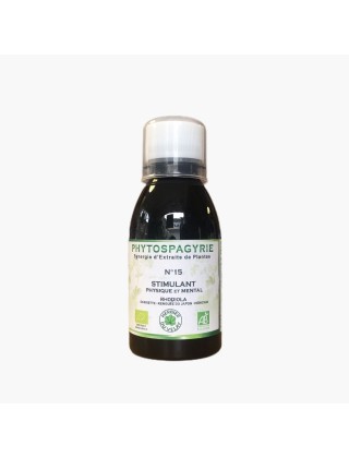 N°15 Stimulant physique et mental Phytospagyrie Vecteur Energy