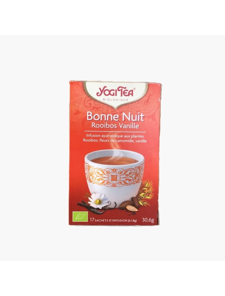 Infusion Bonne nuit rooibos vanille Yogi Tea