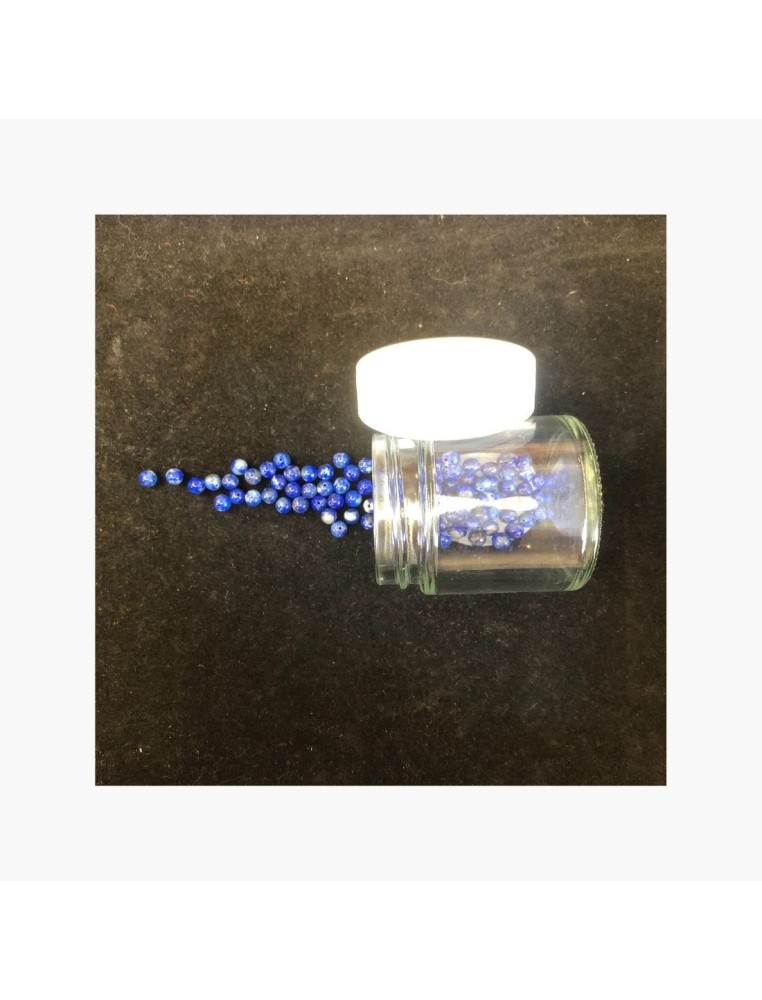 Perles Lapis lazuli 4 mm