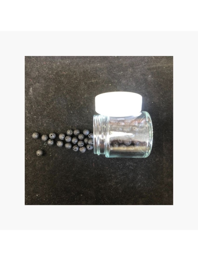 Perles de Pierre de lave 4, 6 et 8 mm