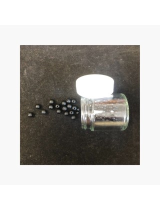 Perles Agate noire mate / Onyx mat 4 8 et 10 mm