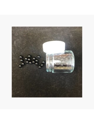 Perles Agate noire / Onyx 6 et 8 mm