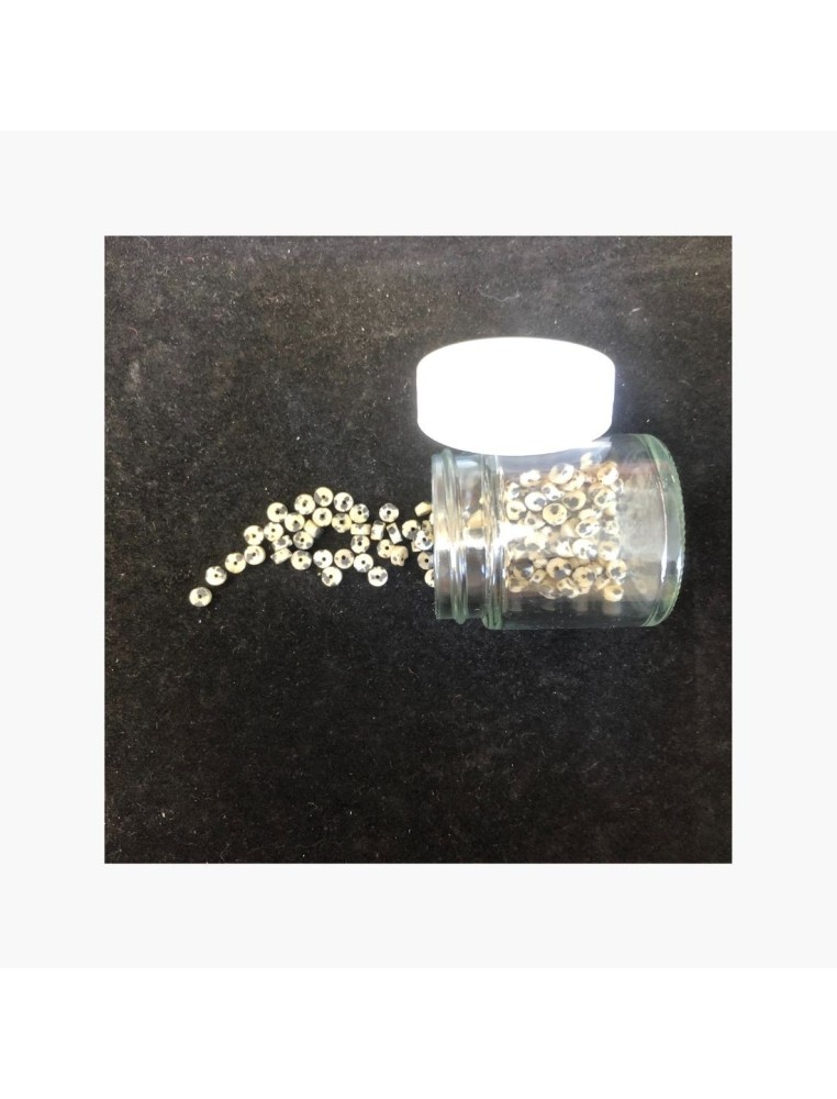 Perles Jaspe dalmatien - Rondelle 2 x 4 mm