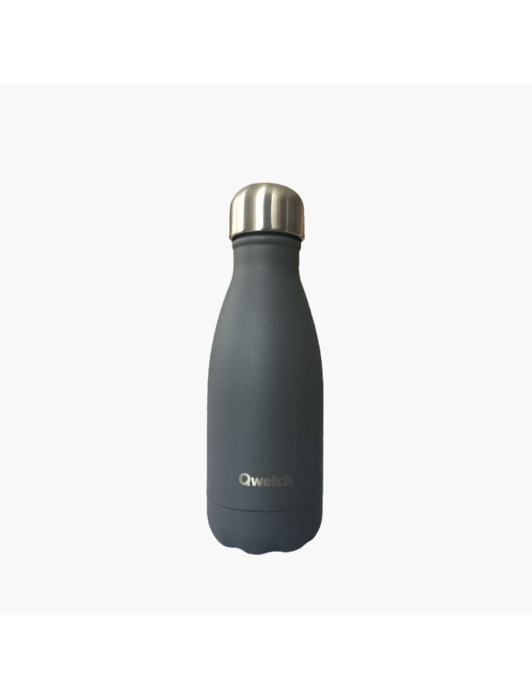 Bouteille isotherme Qwetch 260mL Granite Gris
