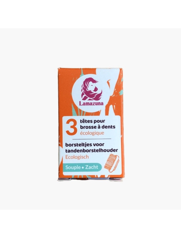 Recharge brosse à dents - Souple x3 Lamazuna