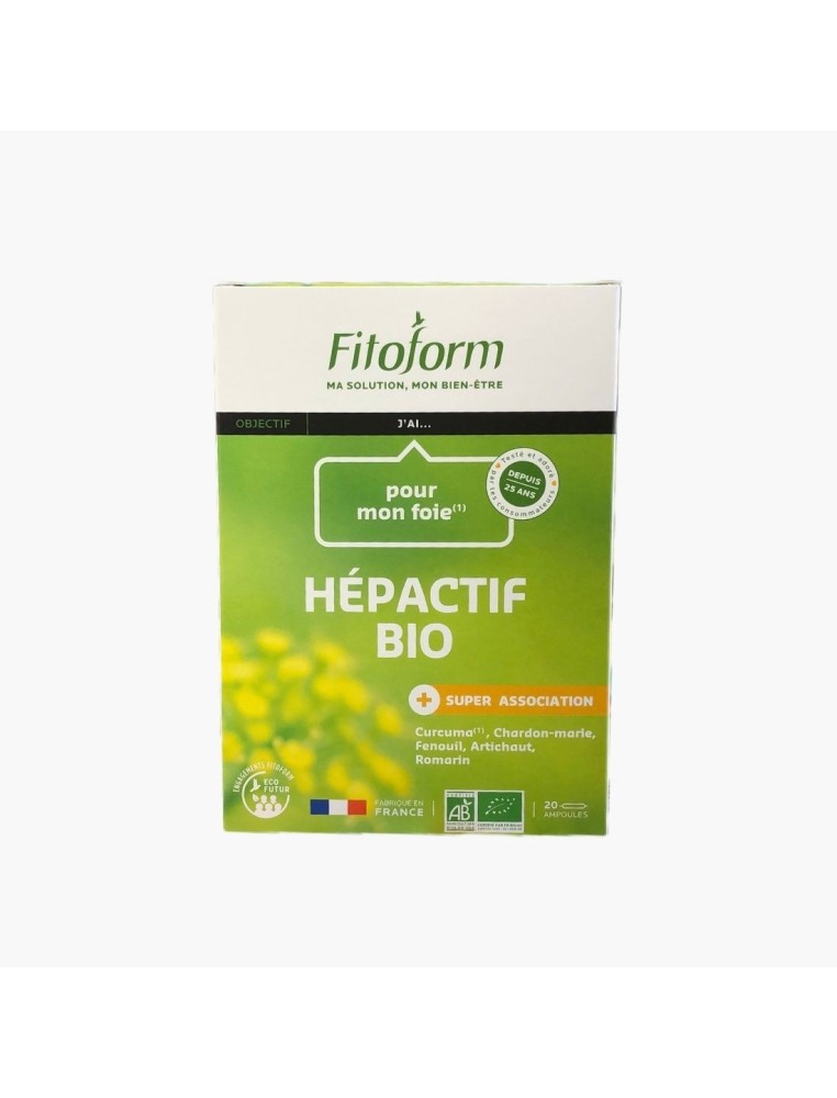 Hépactif BIO ampoules Fitoform