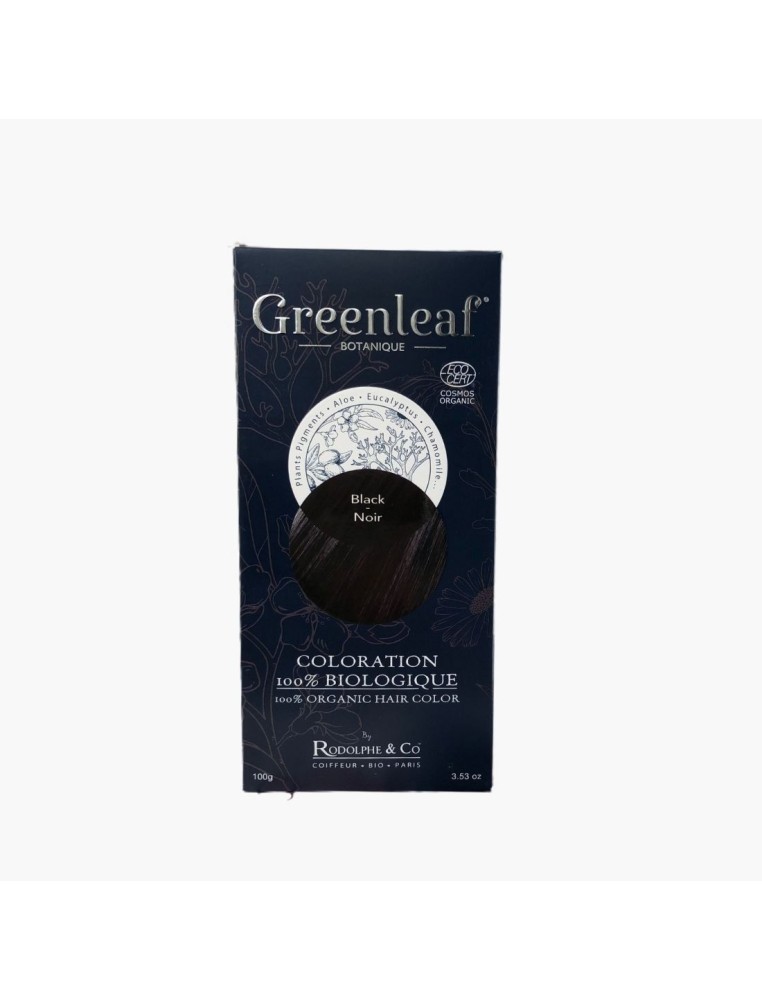 Coloration végétale BIO - Noir / Black Greenleaf botanique