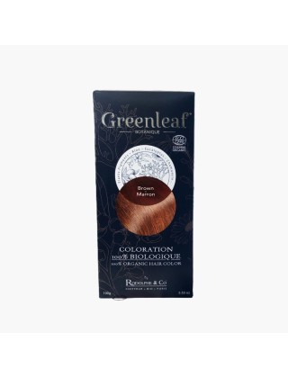 Coloration végétale BIO - Brown / Marron Greenleaf botanique