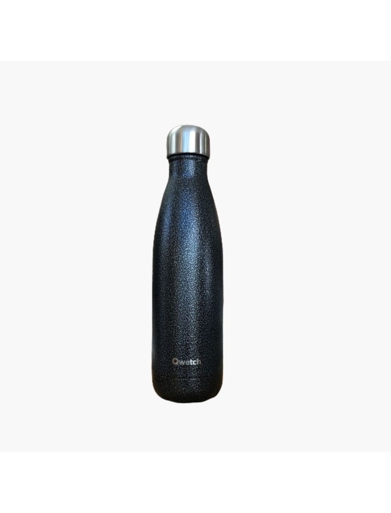 Bouteille isotherme Roc noir 500ml Qwetch