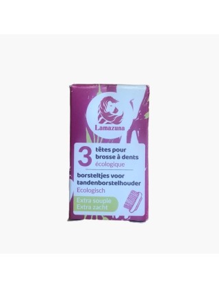 Recharge brosse à dents - extra souple x3 Lamazuna
