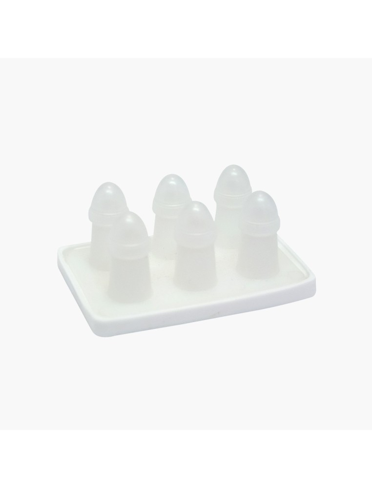 Moule pour 6 suppositoires nourrissons 1g à faire soi-même (DIY) avec du Witepsol ou du beurre de cacao bio.