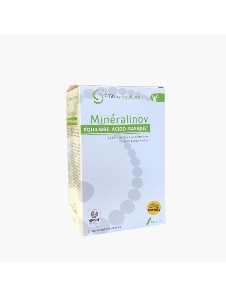 Minéralinov d'Effinov, complexes minéraux, vitamines en sticks