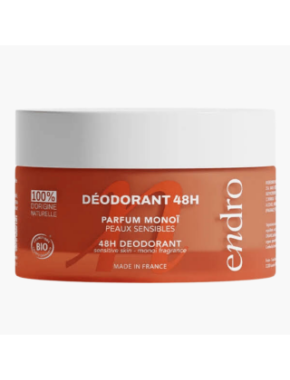 Déodorant baume peaux sensibles monoï - Endro cosmétiques