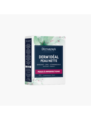 Complément alimentaire - Derm'idéal - Zinc & Bardane - Dietaroma