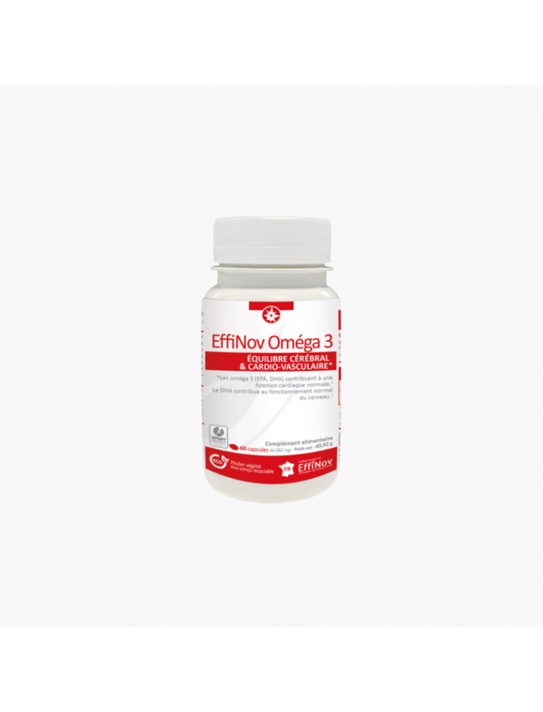 Complément alimentaire Effinov Oméga 3 - 60 capsules