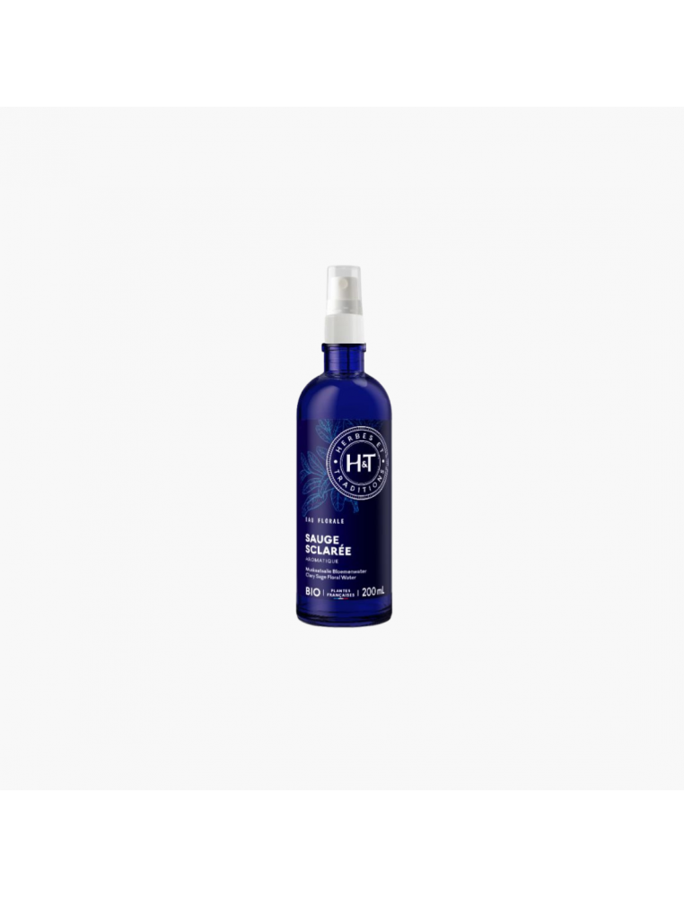 Eau florale de Sauge Sclarée BIO Herbes & Traditions 200 ml