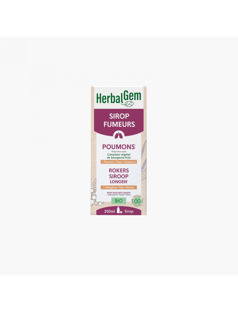 Sirop des fumeurs herbalgem 250ml