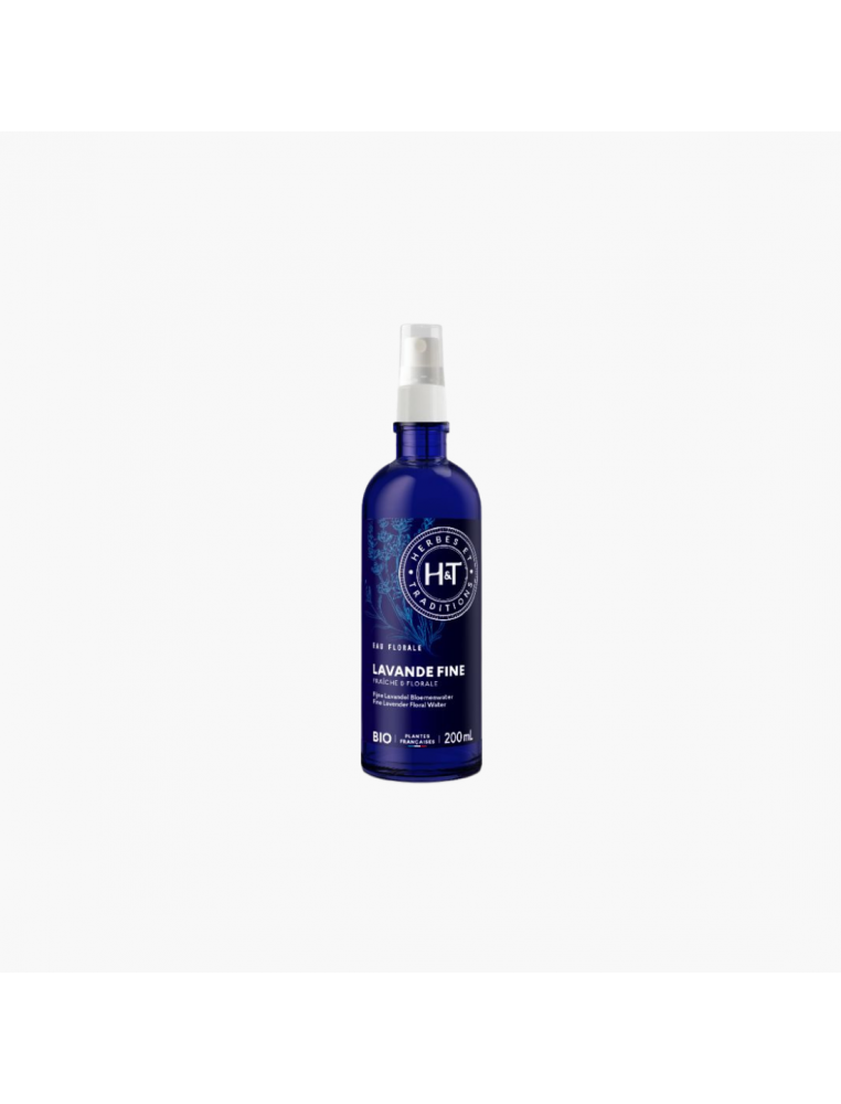 hydrolat ou Eau florale de lavande fine bio H&T 200mL