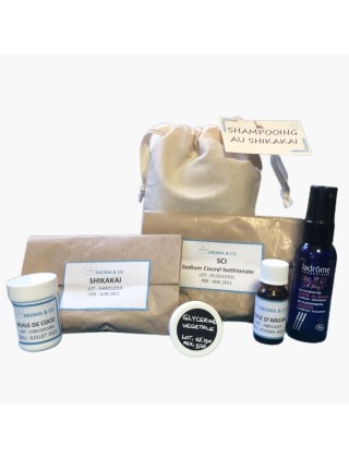 Kit shampoing solide aux plantes ayurvédiques Aroma & Cie