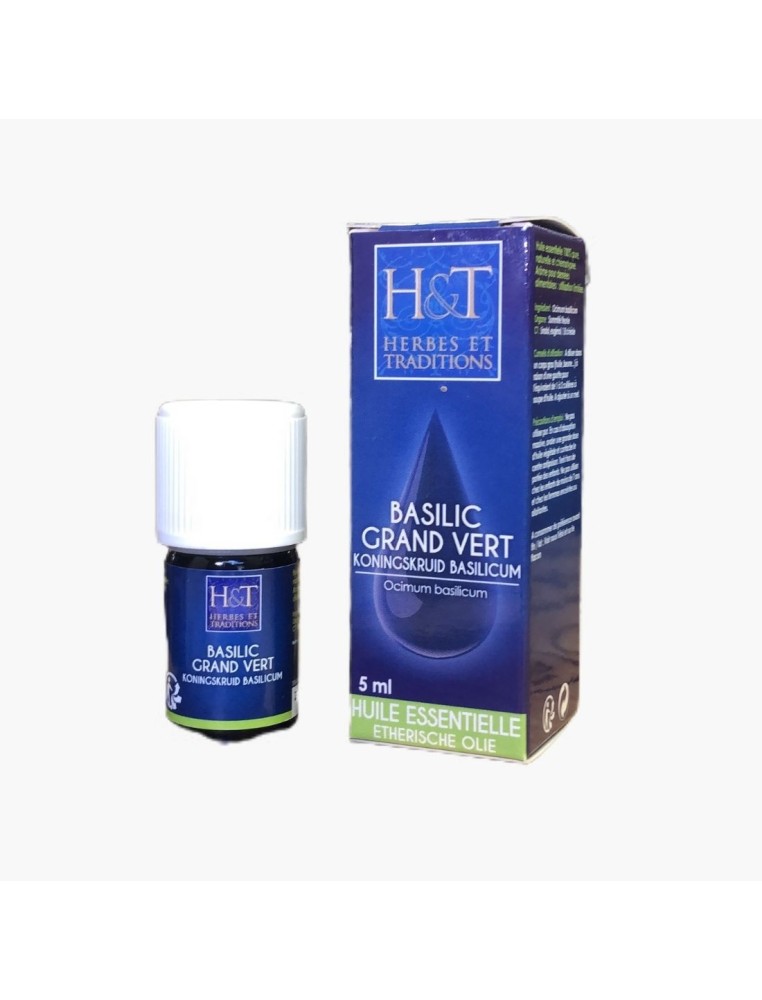 Huile essentielle de Basilic grand vert 5mL H&T